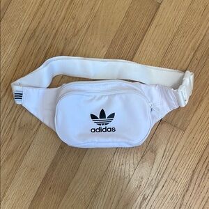 Adidas White Waist Bag